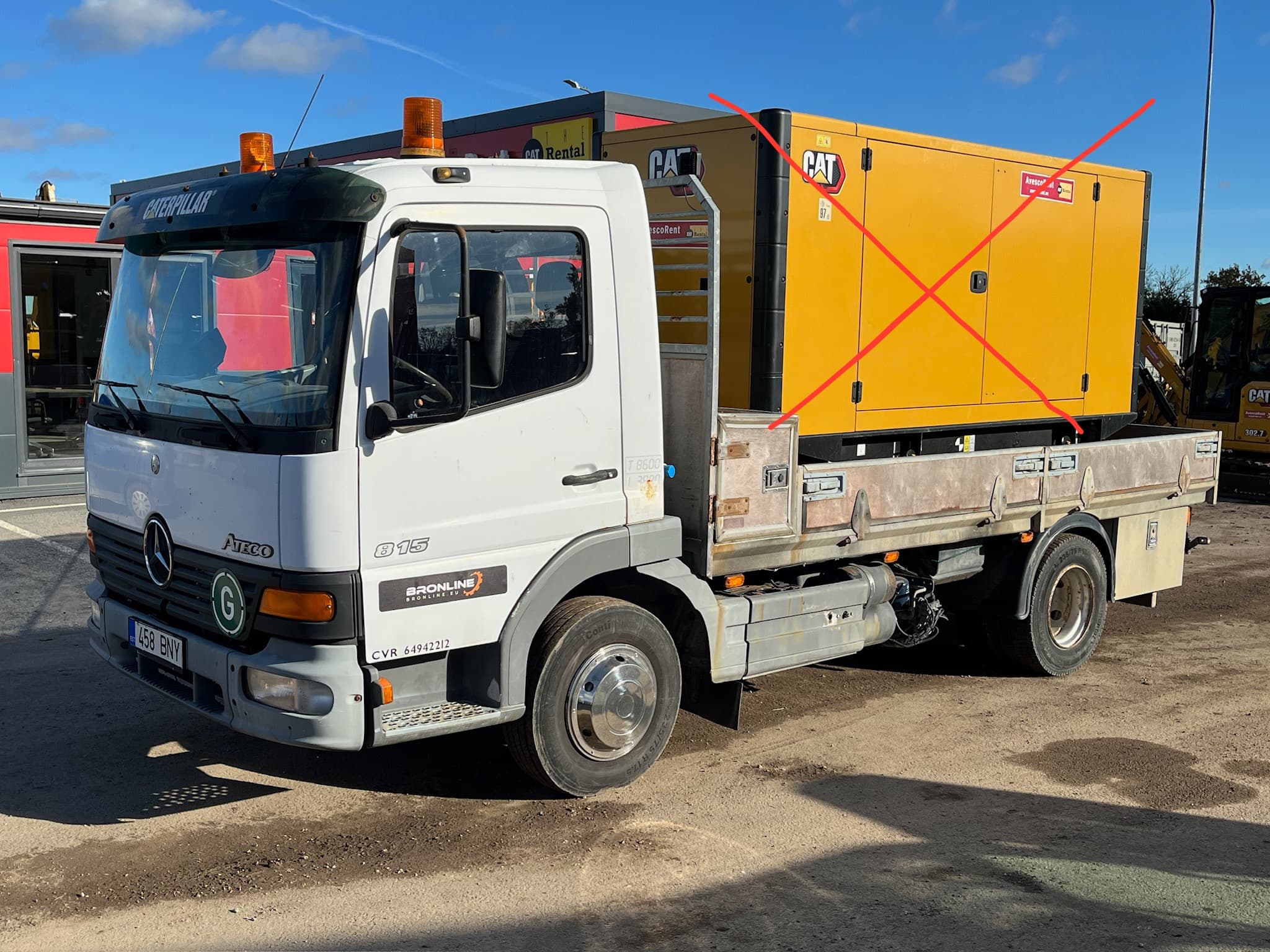 MERCEDES-BENZ ATEGO 815 + HMF CRANE (Low Mileage)