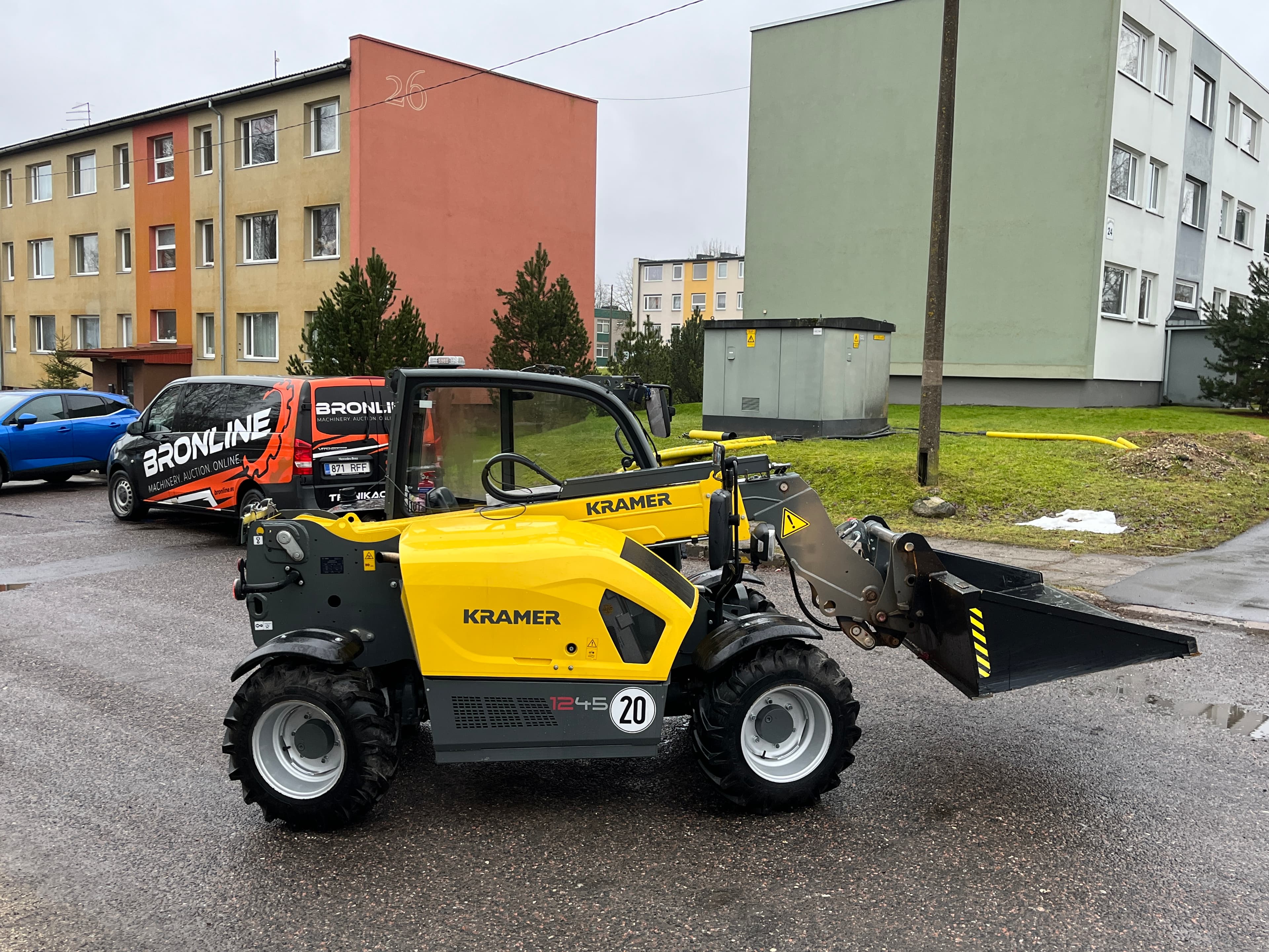 Kramer 1245 Teleskooplaadur/Low working hours